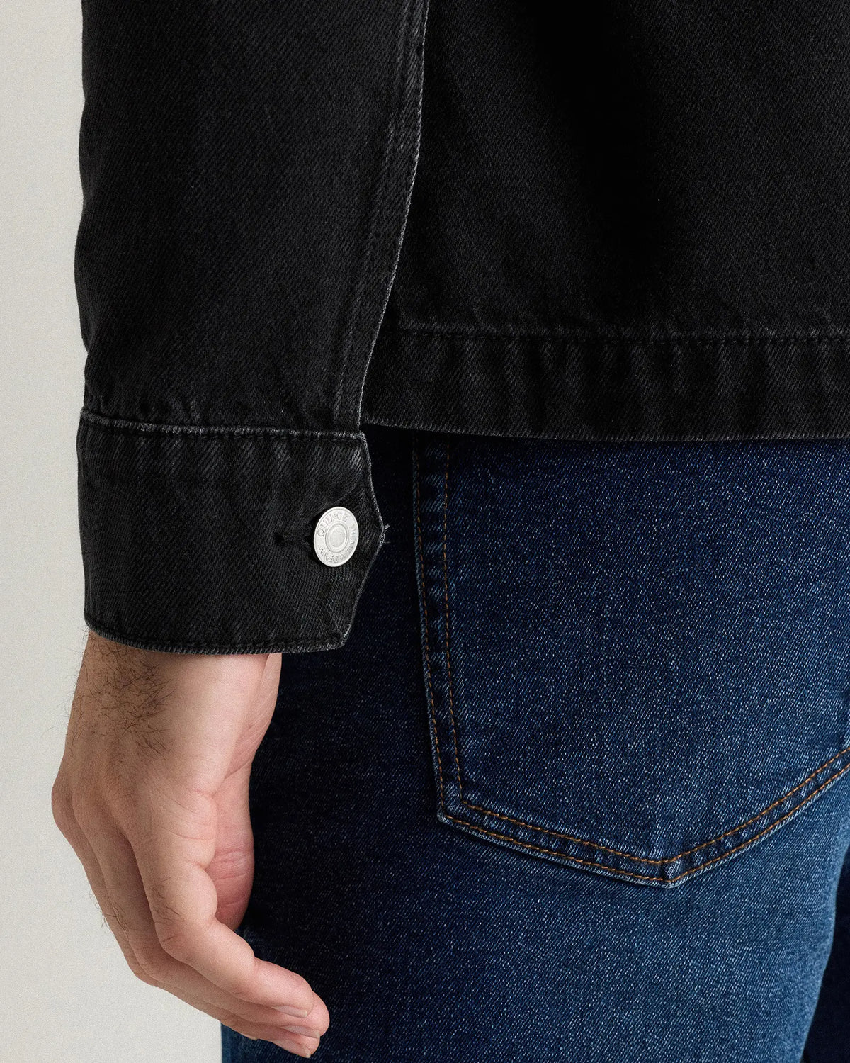 100% Organic Cotton Denim Chore Jacket - US 5665