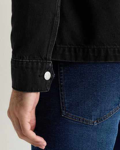 100% Organic Cotton Denim Chore Jacket - US 5665