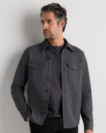 Cotton Pique Knit Overshirt - US 3182