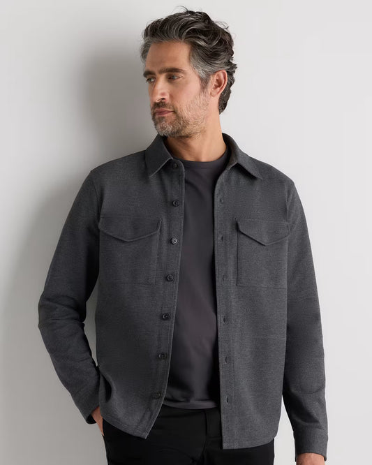 Cotton Pique Knit Overshirt - US 3182