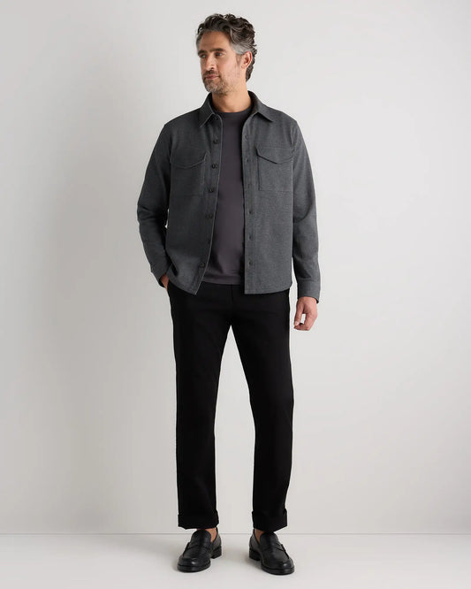 Cotton Pique Knit Overshirt - US 3182