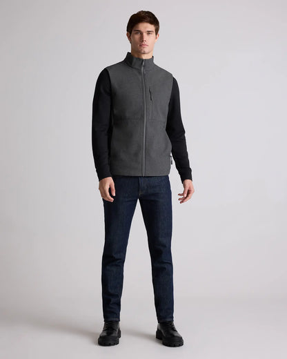 Softshell Fleece-Lined Full-Zip Vest - US 0514