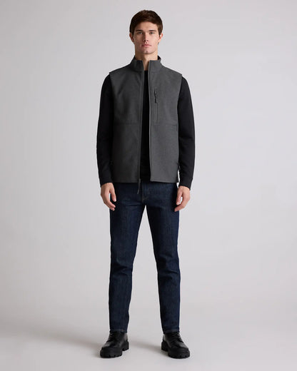 Softshell Fleece-Lined Full-Zip Vest - US 0514