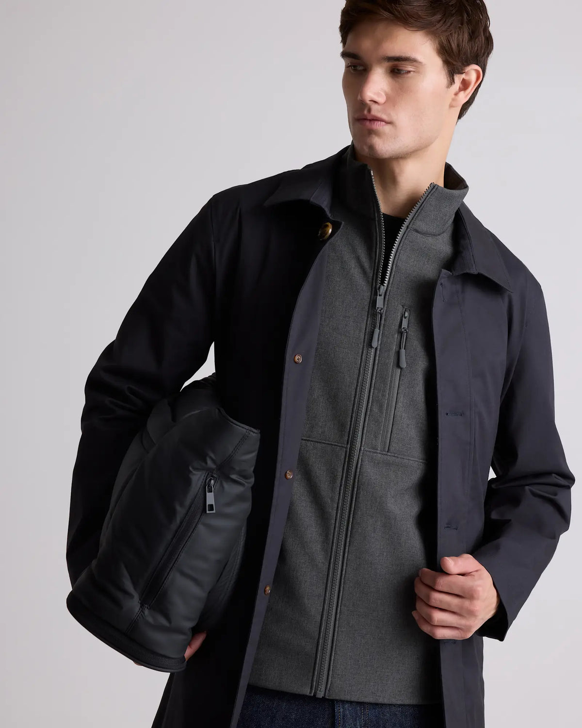 Softshell Fleece-Lined Full-Zip Vest - US 0514