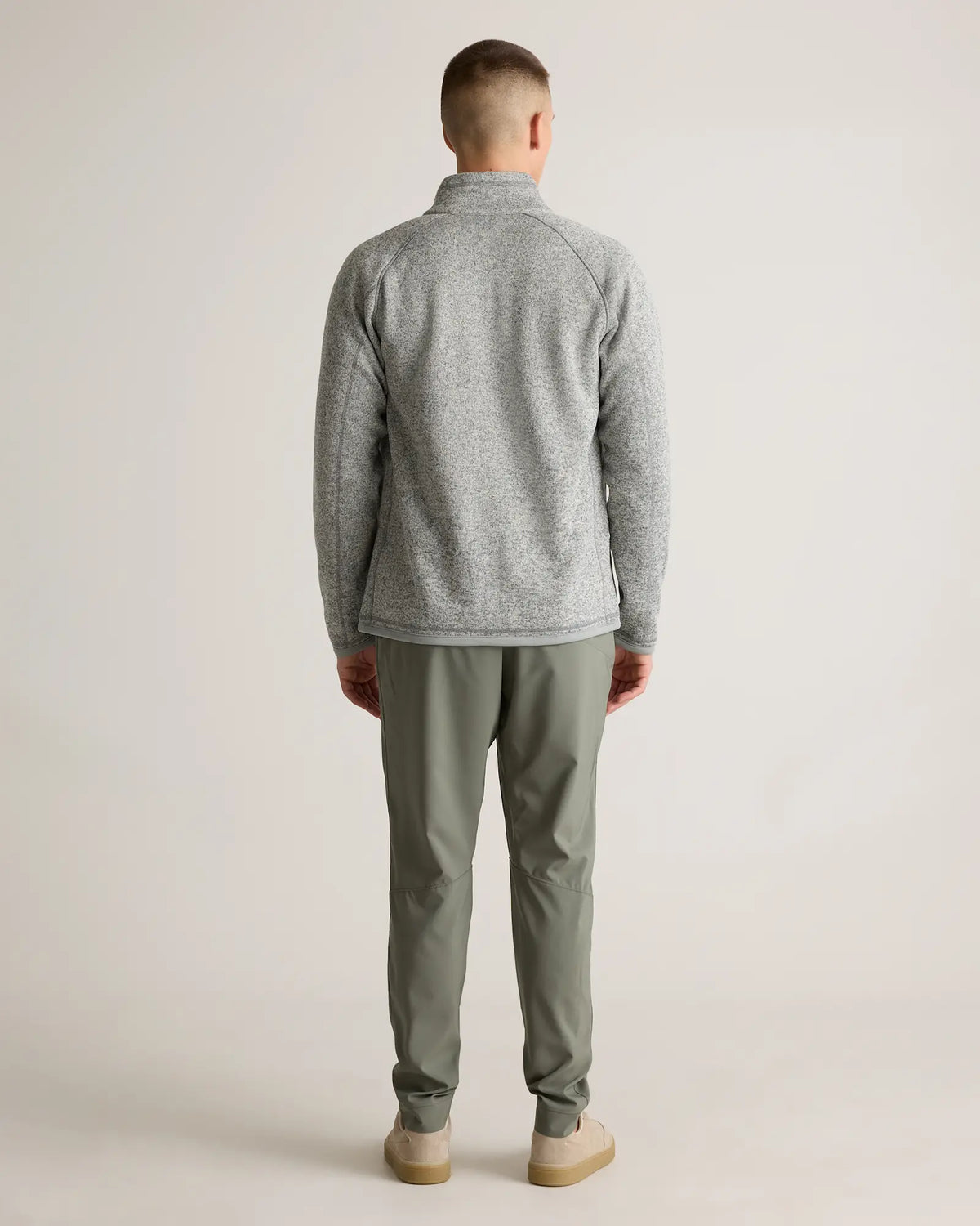 Sweater-Knit Fleece Full-Zip Jacket - US 5964