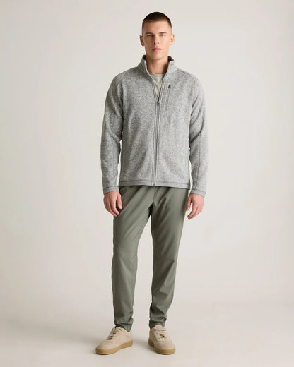 Sweater-Knit Fleece Full-Zip Jacket - US 5964