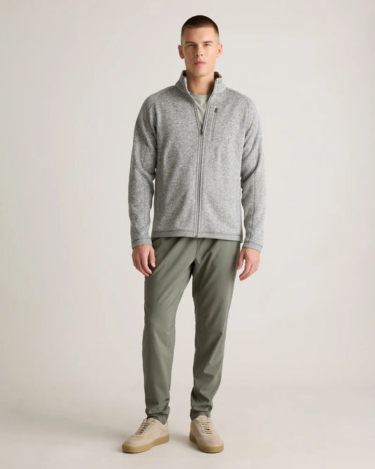 Sweater-Knit Fleece Full-Zip Jacket - US 5964