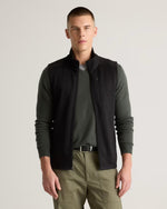 Sweater-Knit Fleece Full-Zip Vest - US 2356