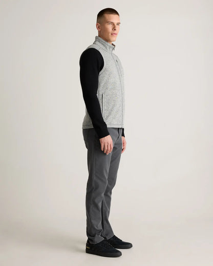 Sweater-Knit Fleece Full-Zip Vest - US 5810