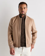 100% Mongolian Cashmere Bomber Jacket - US 7582