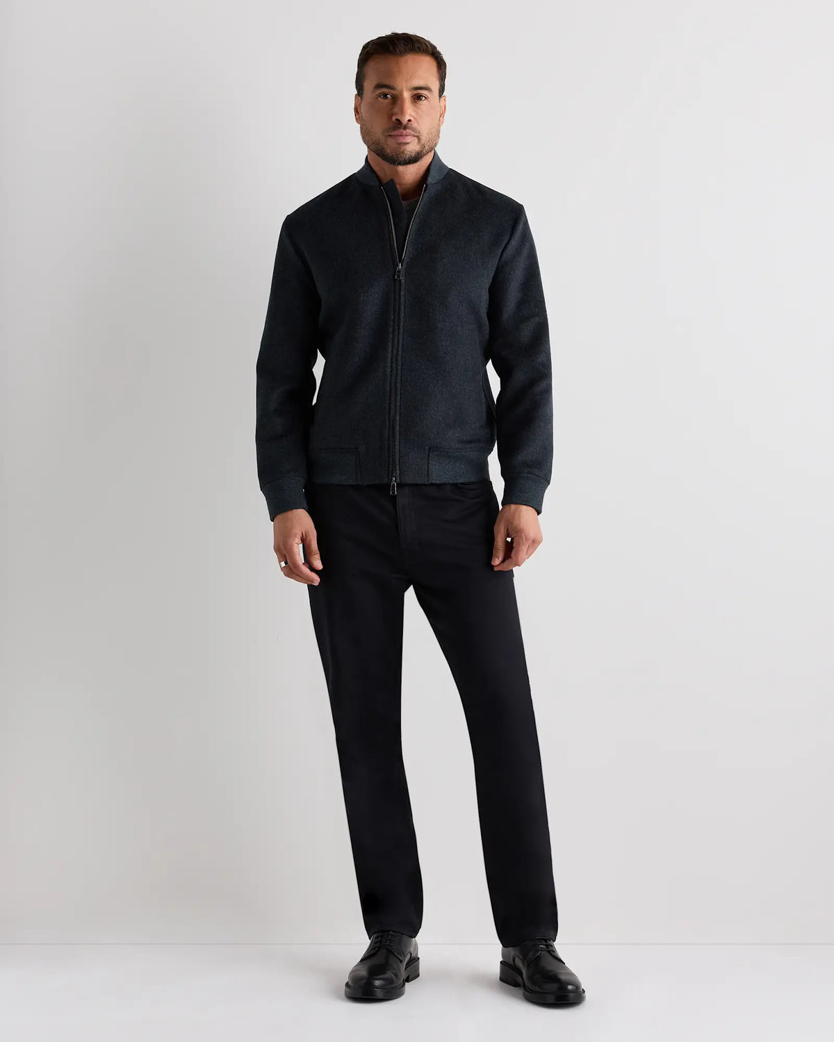 100% Mongolian Cashmere Bomber Jacket - US 4970