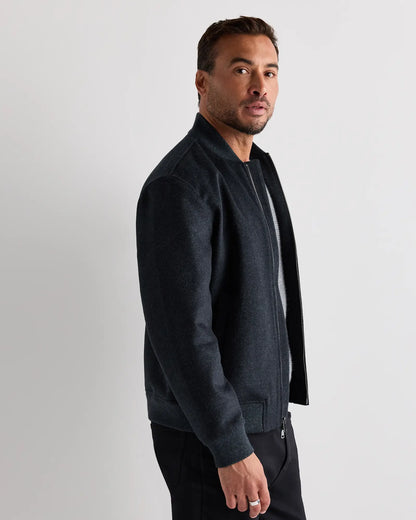 100% Mongolian Cashmere Bomber Jacket - US 4970