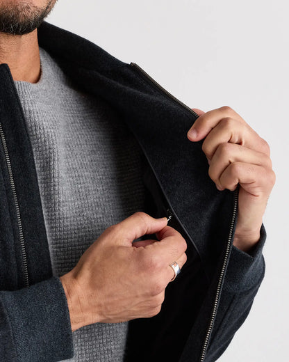 100% Mongolian Cashmere Bomber Jacket - US 4970
