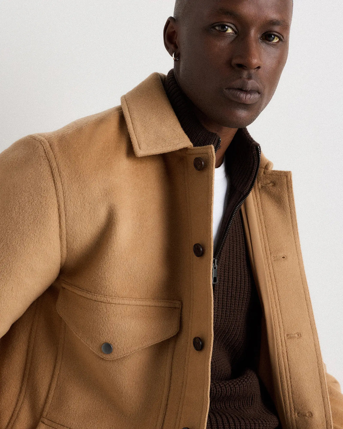 Wool Cashmere Field Jacket - US 9658
