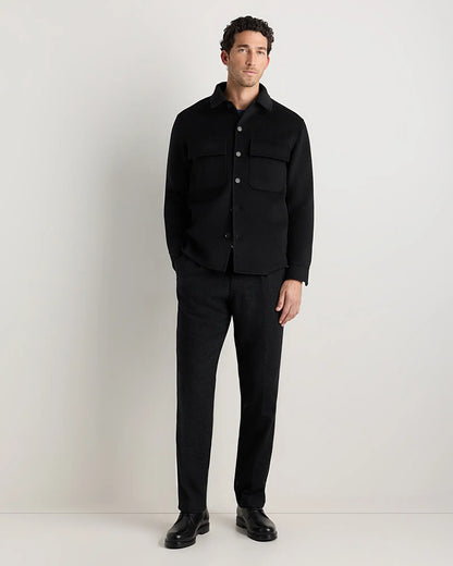 100% Mongolian Cashmere Double-Faced Shirt Jacket - US 8843