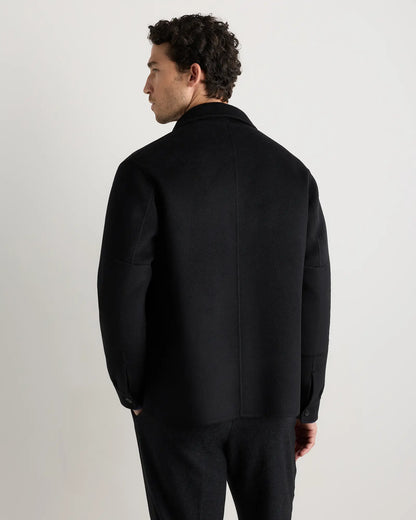 100% Mongolian Cashmere Double-Faced Shirt Jacket - US 8843