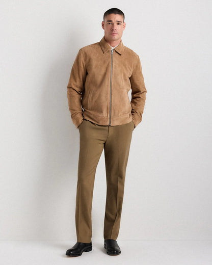 100% Suede Harrington Jacket - US 6679