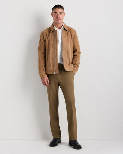 100% Suede Harrington Jacket - US 6679
