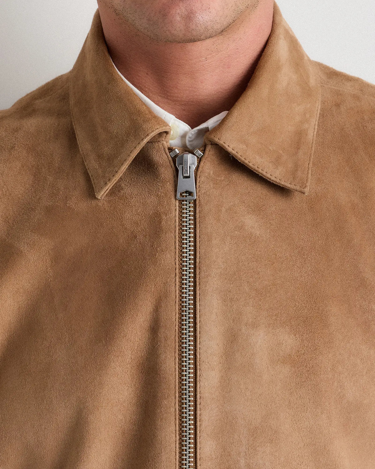 100% Suede Harrington Jacket - US 6679
