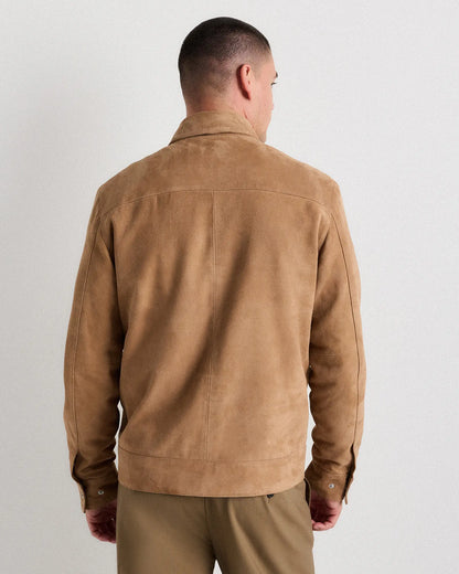 100% Suede Harrington Jacket - US 6679