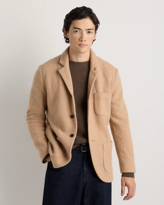 Boiled Wool Cashmere Blazer - US 2376