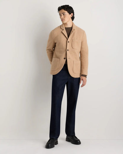 Boiled Wool Cashmere Blazer - US 2376