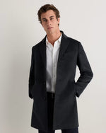 100% Mongolian Cashmere Car Coat - US 2172