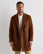 Camel Hair Double-Breasted Overcoat - US 4610