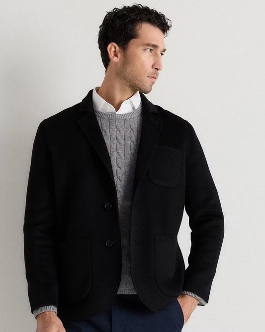 100% Mongolian Cashmere Double-Faced Chore Blazer - US 3193