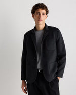 100% Mongolian Cashmere Double-Faced Chore Blazer - US 5497