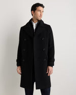 Wool Cashmere Double-Breasted Officer Topcoat - US 5007