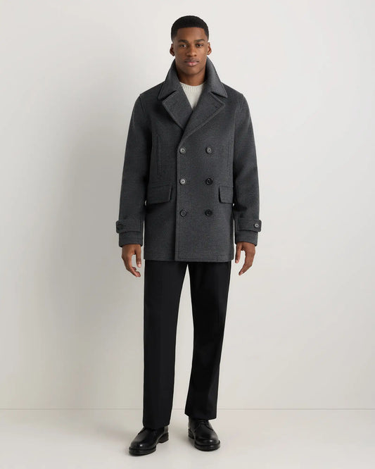 Wool Cashmere Peacoat - US 8708