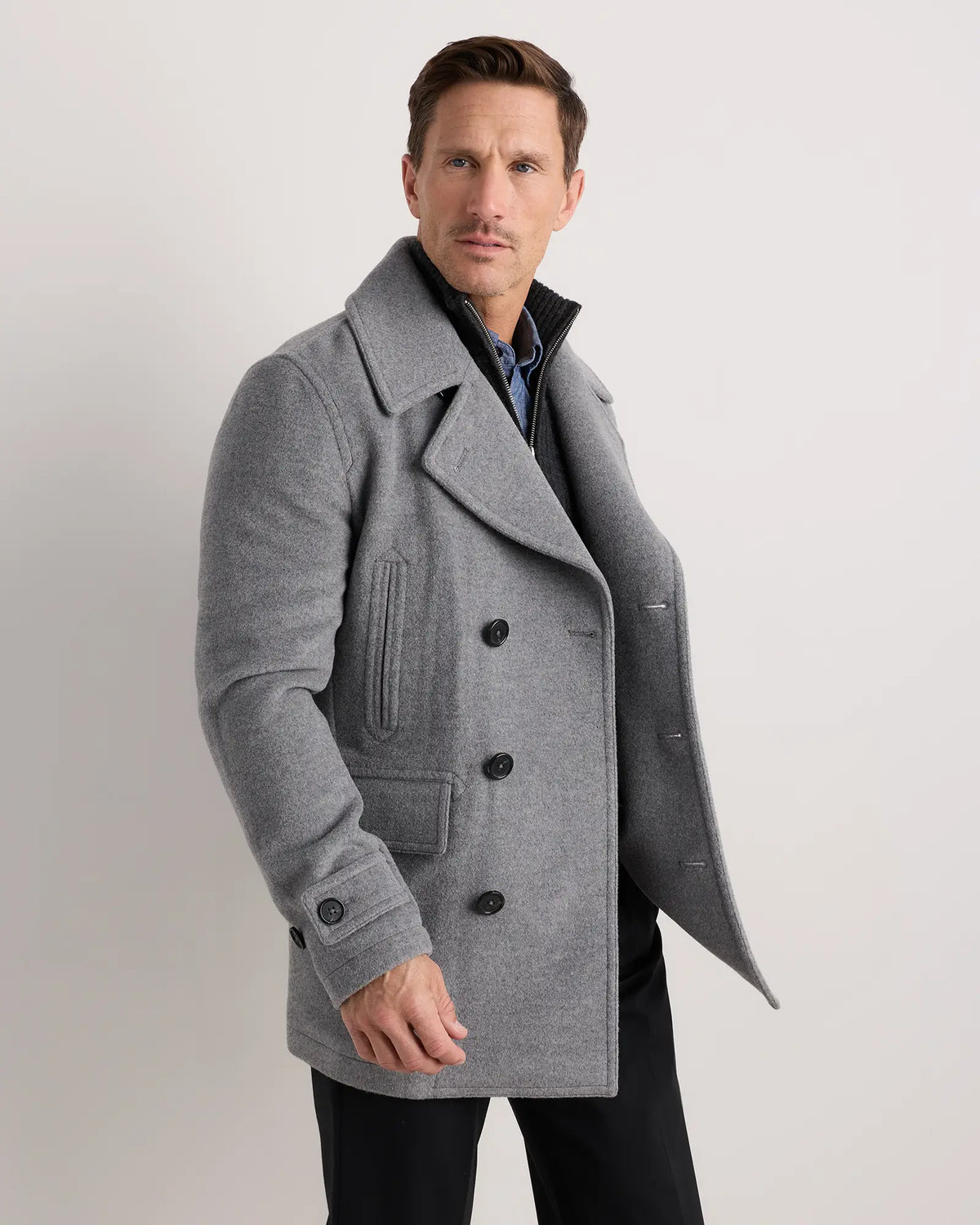 Wool Cashmere Peacoat - US 5438