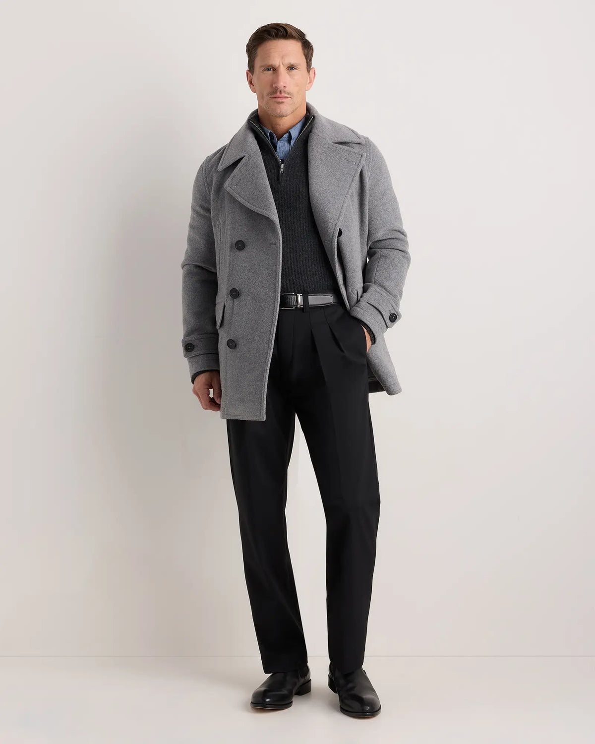 Wool Cashmere Peacoat - US 5438