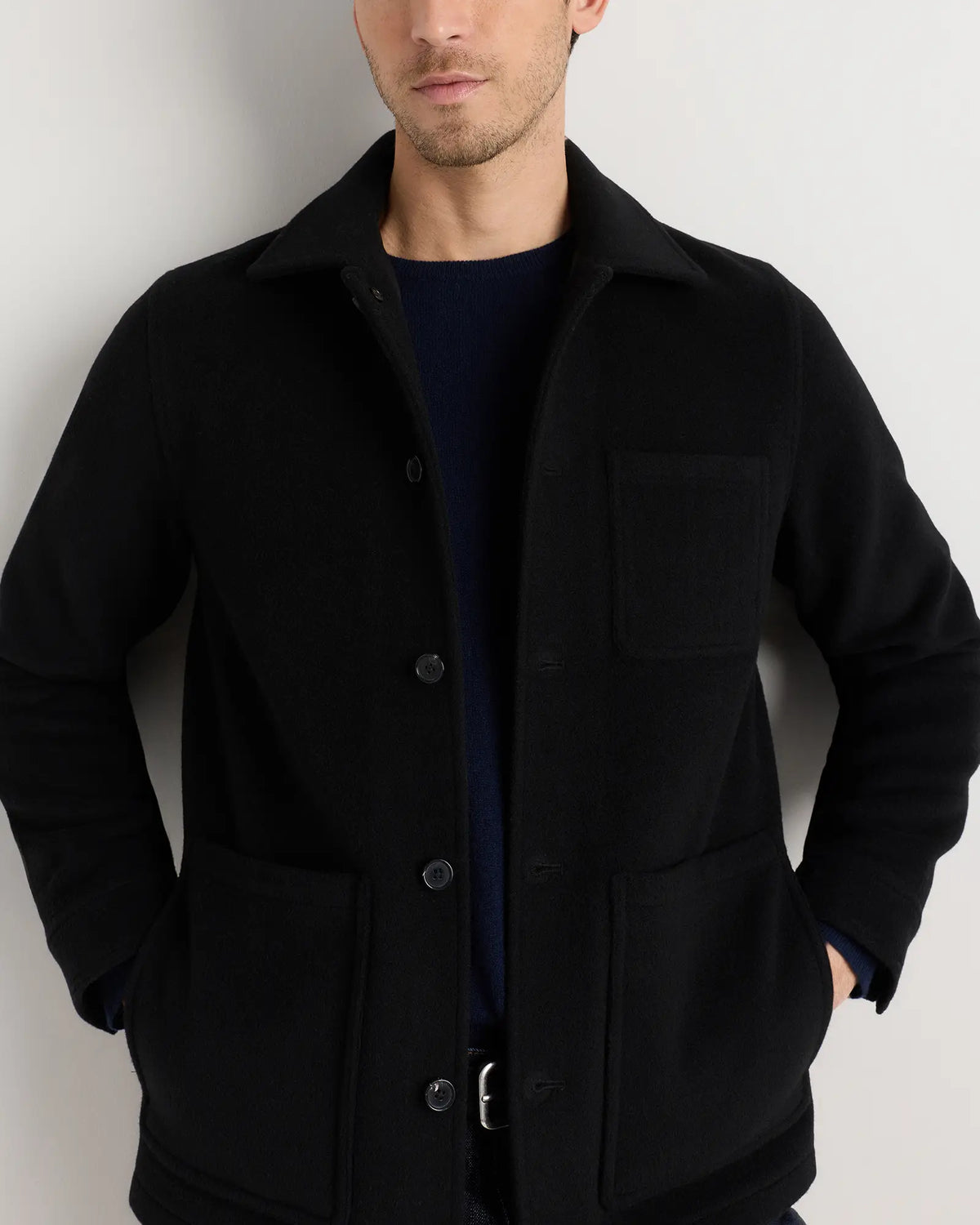 Wool Cashmere Chore Jacket - US 9152