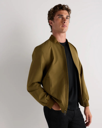 Water-Resistant Flex Bomber Jacket - US 6394