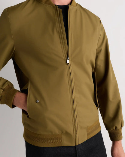 Water-Resistant Flex Bomber Jacket - US 6394