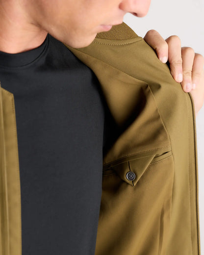 Water-Resistant Flex Bomber Jacket - US 6394