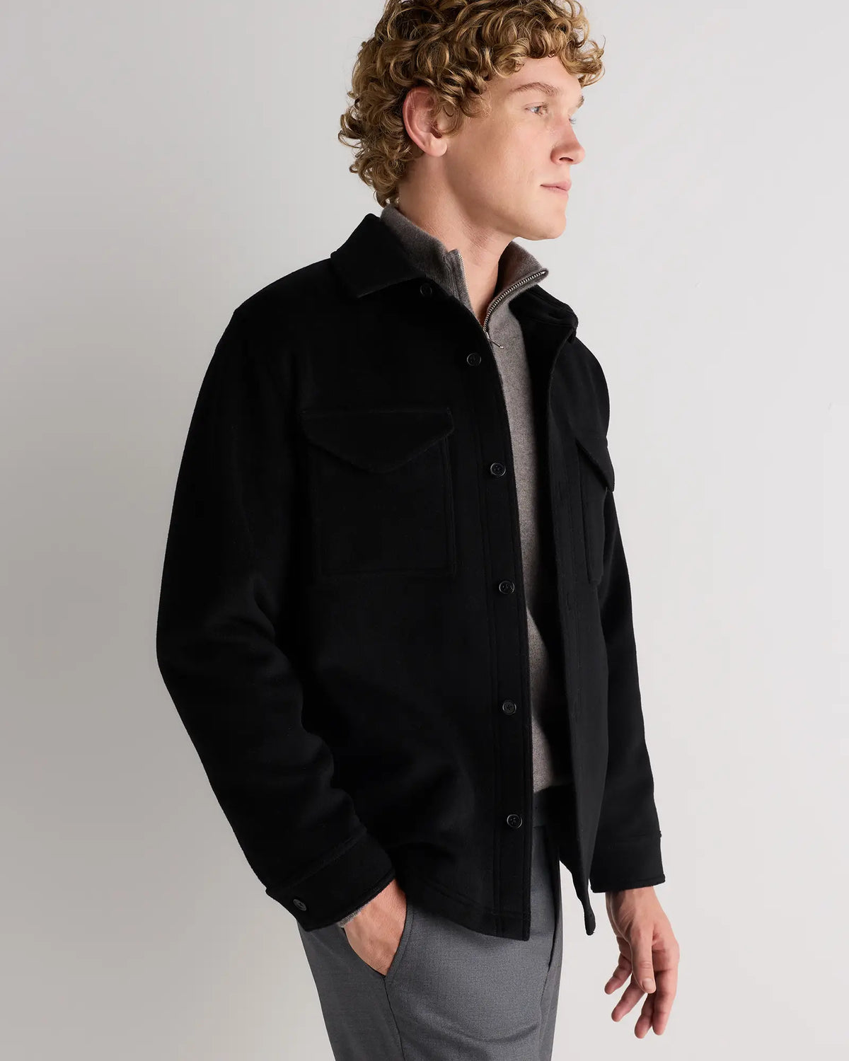 Wool Cashmere Overshirt - US 5264