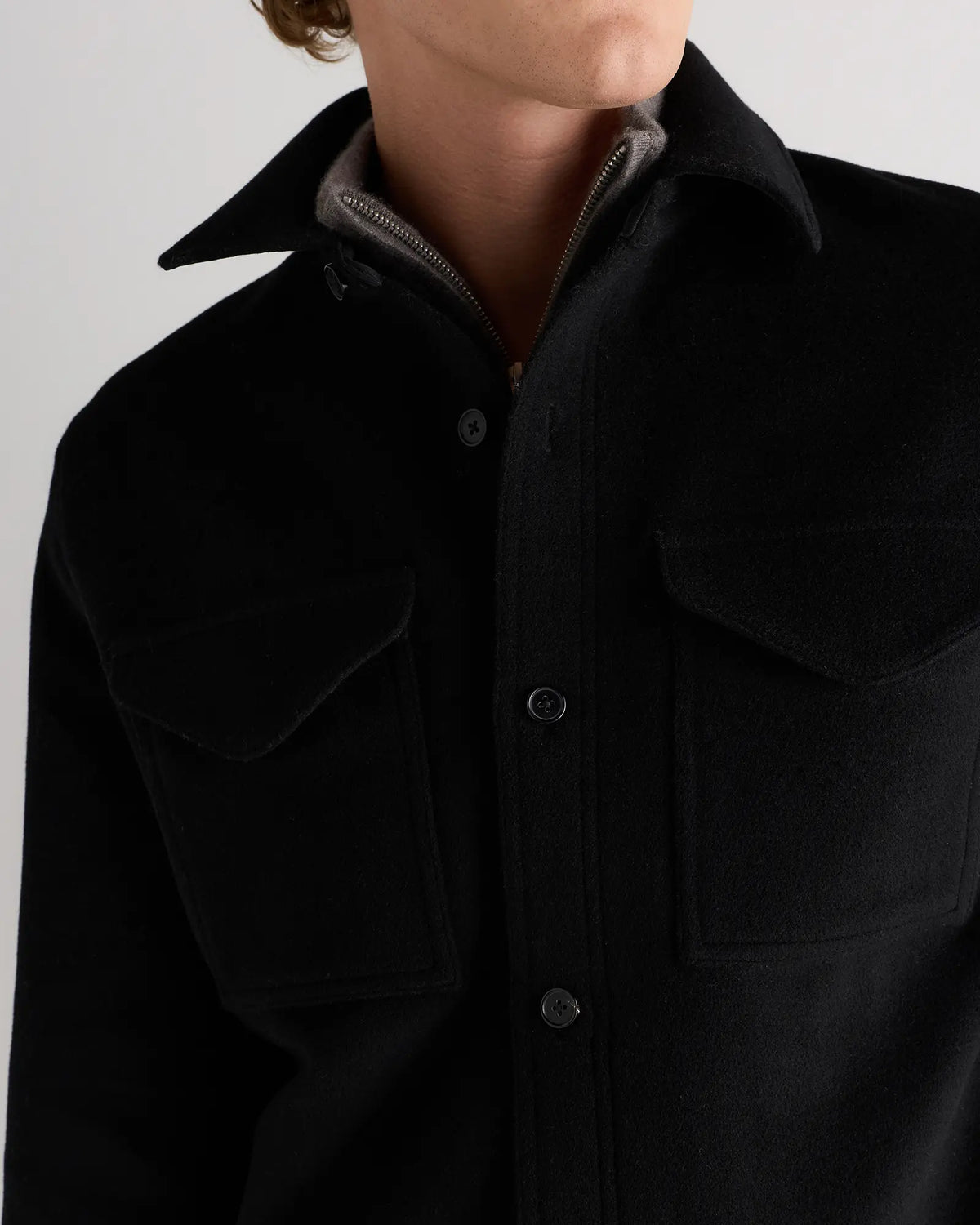 Wool Cashmere Overshirt - US 5264