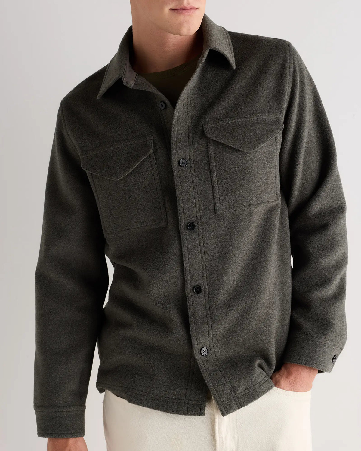 Wool Cashmere Overshirt - US 7989