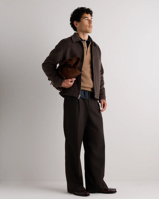 Wool Cashmere Harrington Jacket - US 3611