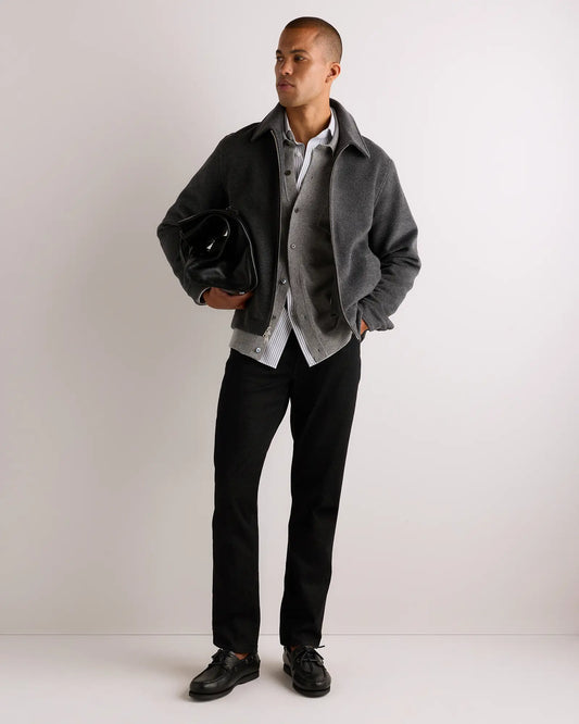 Wool Cashmere Harrington Jacket - US 9732