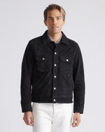 Italian Suede Trucker Jacket - US 9021