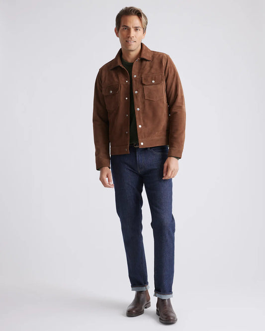 Italian Suede Trucker Jacket - US 5950