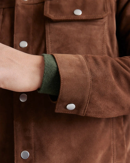 Italian Suede Trucker Jacket - US 5950