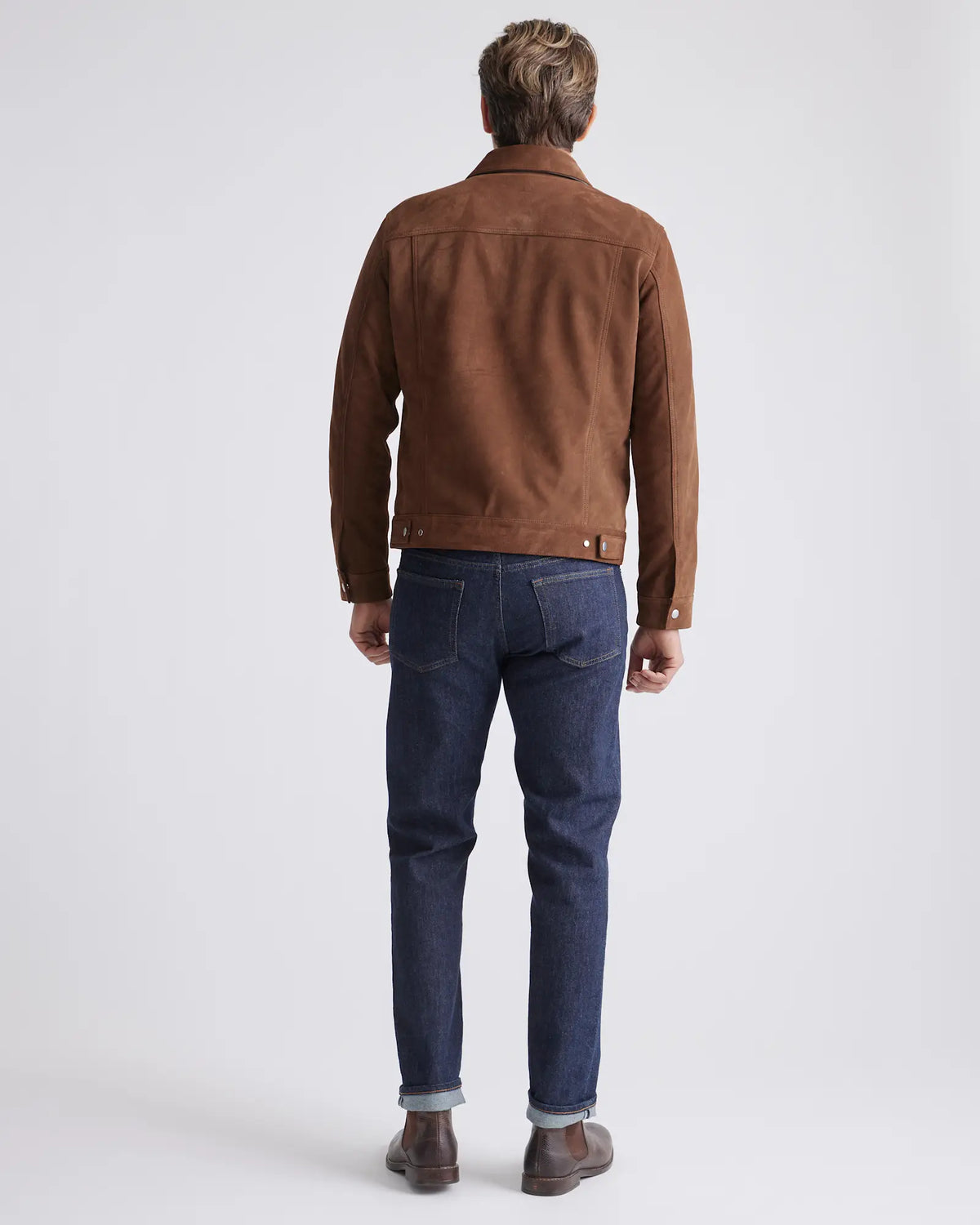 Italian Suede Trucker Jacket - US 5950