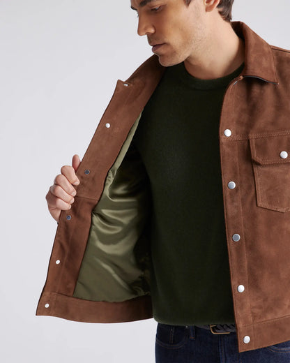 Italian Suede Trucker Jacket - US 5950