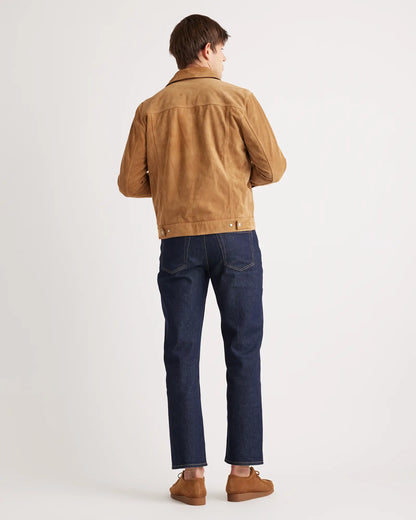 Italian Suede Trucker Jacket - US 7069