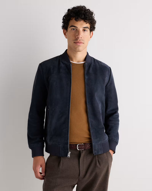 100% Suede Bomber Jacket - US 5261